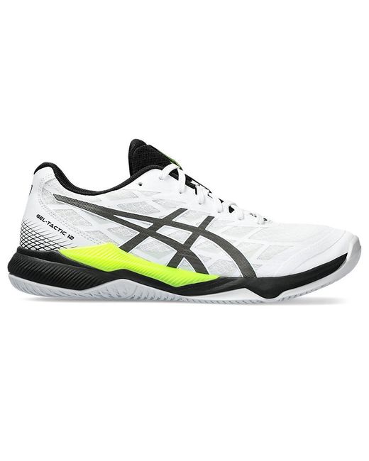 Asics White Gel-Tactic 12 Gunmetal' for men