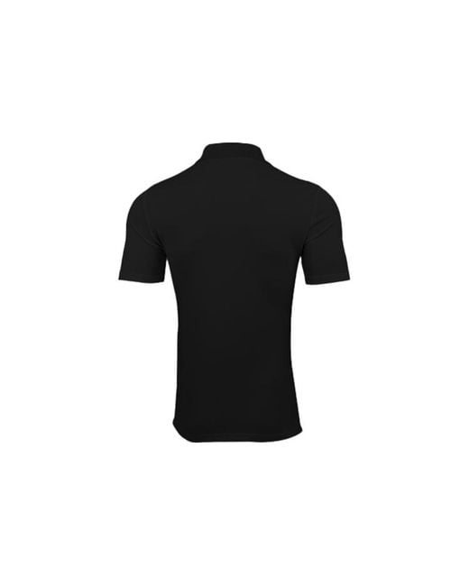 Under Armour Black Sports Lapel Training Short Sleeve Polo Shirt for men