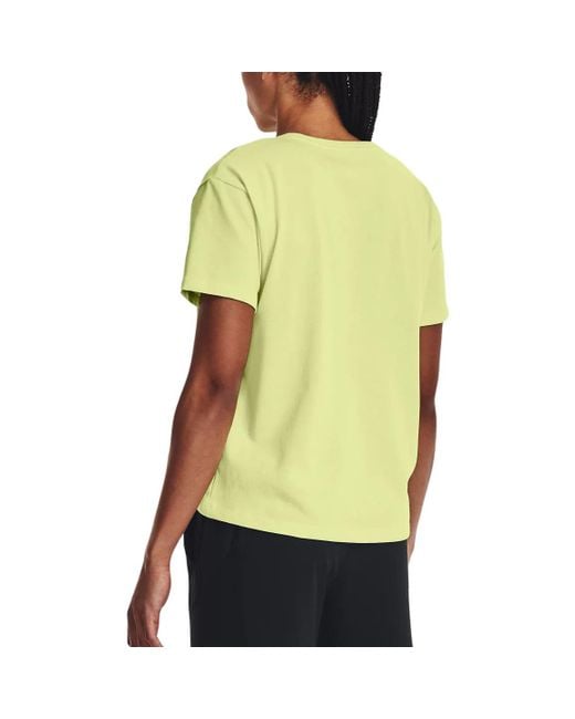 Under Armour Yellow (Wmns) Heavyweight Graphic T-Shirt
