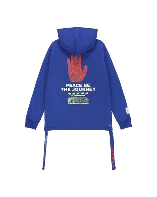New Balance Blue X Salehe Bembury Logo Printing