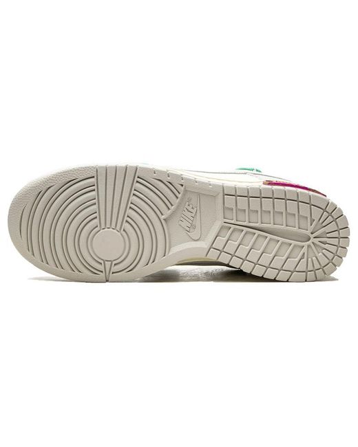 Nike White X Off- Dunk Low 'Lot 04 Of 50' for men