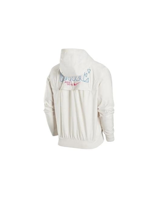 Nike Multicolor Woven Sports Hooded Windbreaker Jacket for men