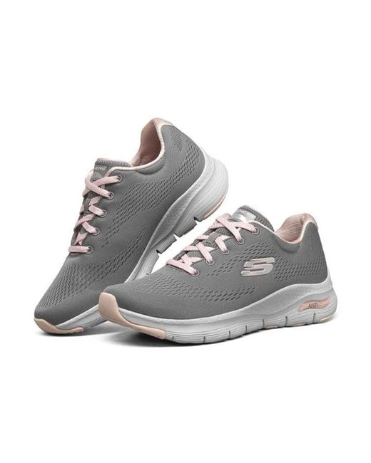 Skechers Gray (Wmns) Arch Fit Sports Shoes