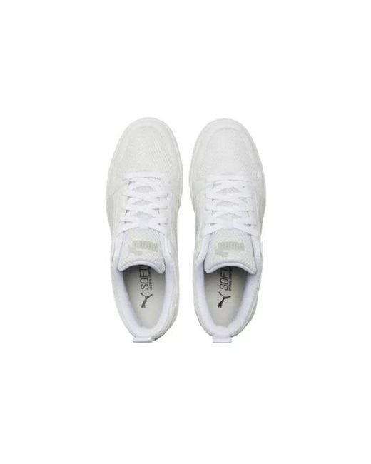PUMA White Rebound Layup Lo Mesh for men