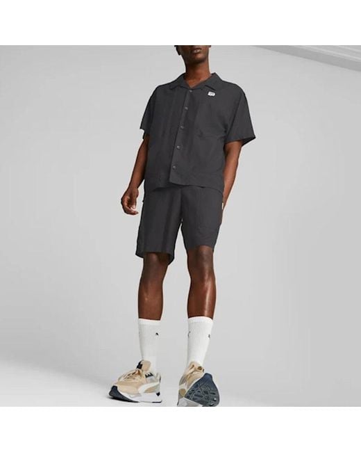 PUMA Black Downtown Shorts for men
