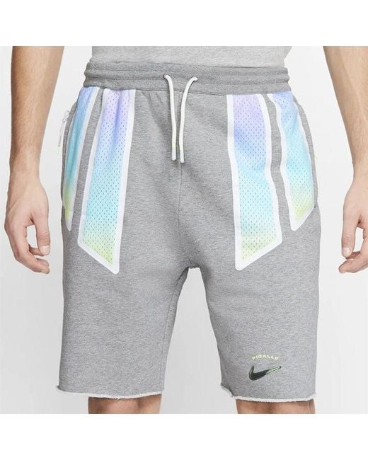 Nike Gray X Pigalle Fleece Shorts Heather' for men
