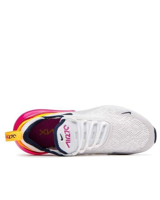 Nike White Womens Air Max 270 Shoes