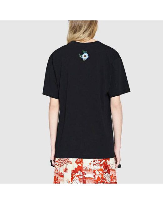 Gucci Blue (Wmns) Oversize T-Shirt With Logo
