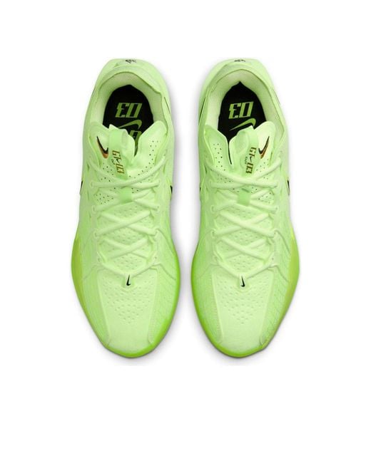 Nike Air Zoom Gt Cut 3 Ep 'Barely Volt' in Green for Men | Lyst