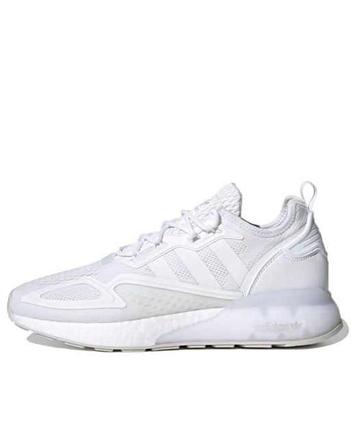 Adidas White Zx 2k Boost for men