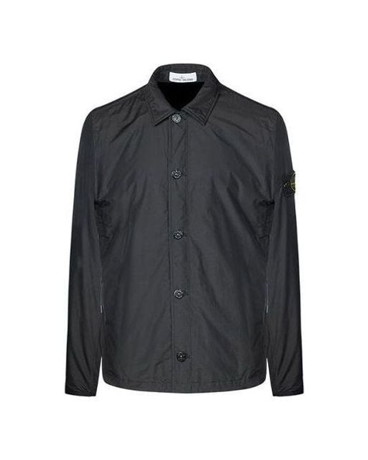 Stone Island Black Primaloft Coach Jacket for men