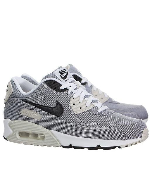 Nike Gray Air Max 90 Premium 'Sail' for men
