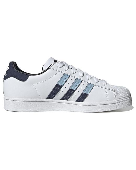 Adidas Blue Superstar Shoes for men