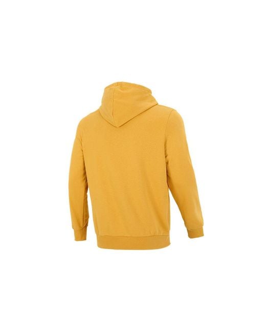 PUMA Yellow Classics Logo Printing Pullover Sports for men