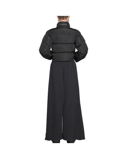 Balenciaga Black Shrunk Puffer Jacket for men