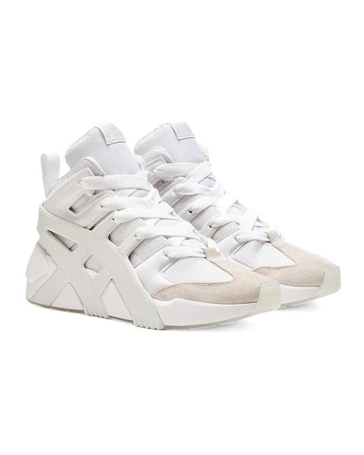 Onitsuka Tiger White Big Logo Trainer Puffed Low for men