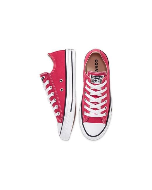 Converse Pink Chuck Taylor All Star Lo 'Carmine' for men