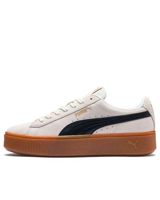 PUMA Blue (Wmns) Vikky Stacked Retro Casual Skateboarding Shoes