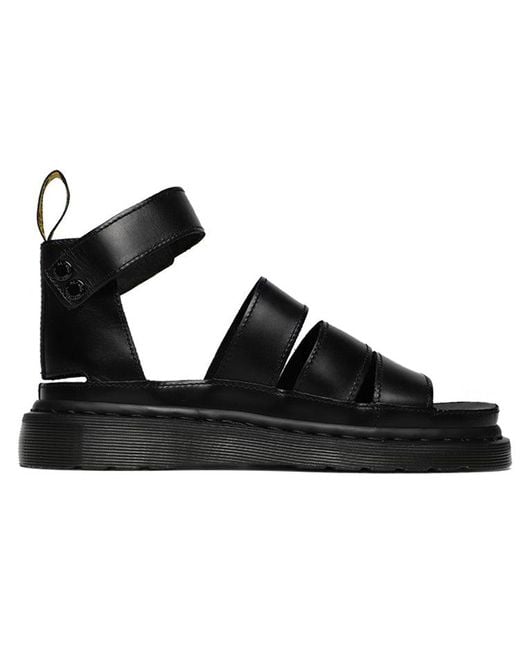 Dr. Martens Black (Wmns) Vintage Platform Hollowed Sandal