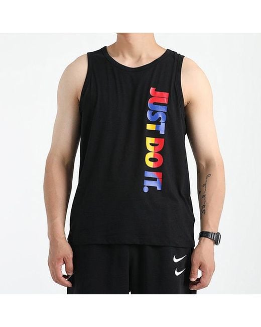 Nike Black Sportswear Retro Vest for men
