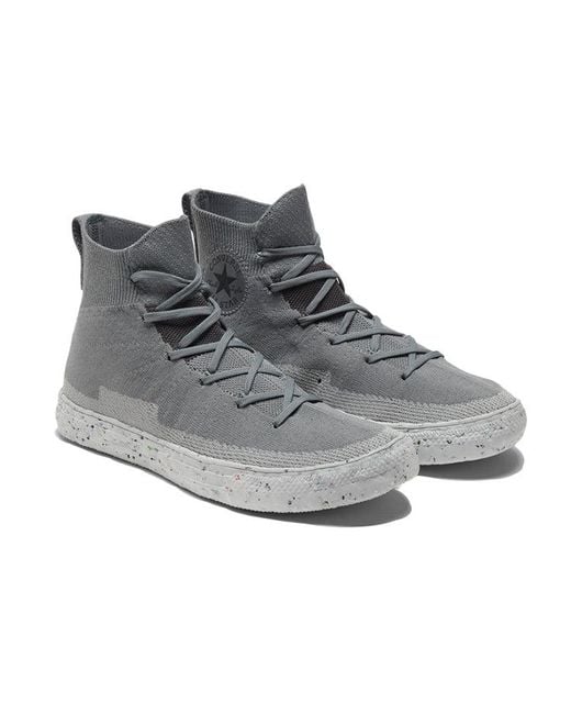 Converse Gray Chuck Taylor All Star Crater Knit High 'Limestone' for men
