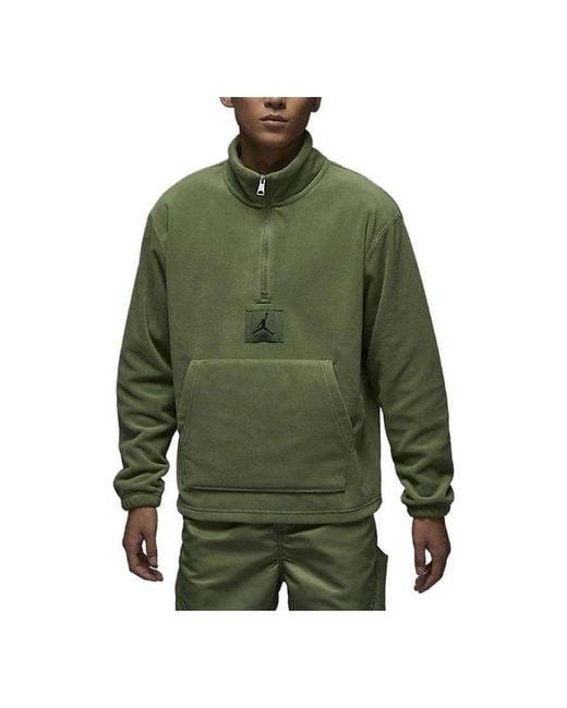 Nike Green Essentials Winterized Fleece Half-Zip 'Sky J Lt' for men