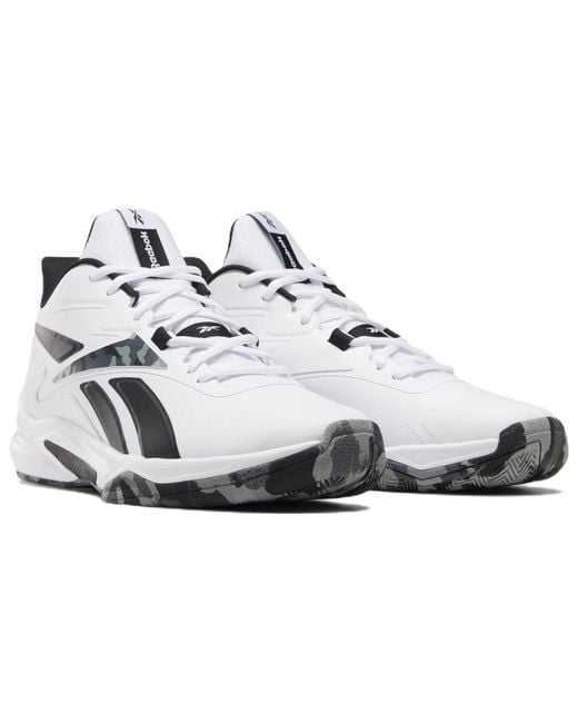 Reebok White More Buckets Camo' for men