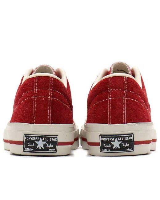 Converse Red One Star Vintage Made for men