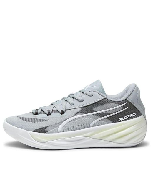 PUMA White All-Pro Nitro Team Sneakers ' ' for men