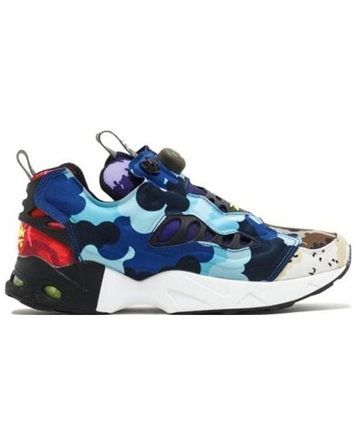 Reebok Blue Instapump Fury Road Cc 'What The Camo' for men