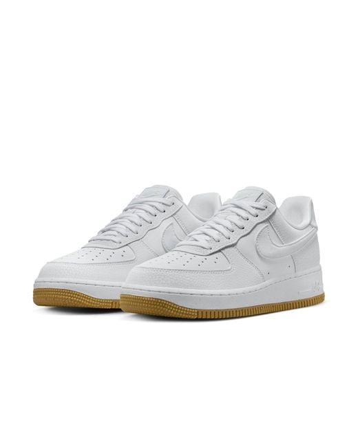 Nike White (Wmns) Air Force 1 '07 Next Nature Gum'