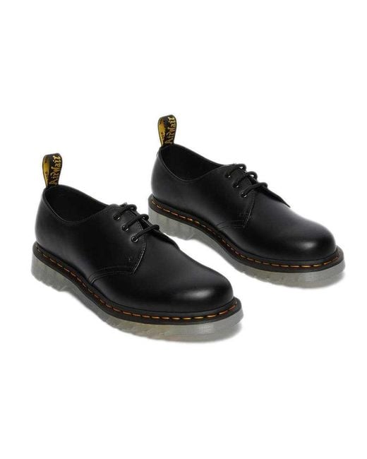 Dr. Martens Black 1461 Iced Smooth Leather Shoes for men