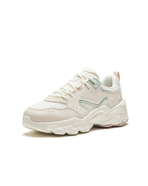 Anta White (Wmns) Life Series Sneakers