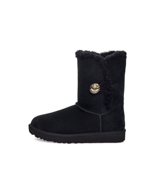 Ugg Black (Wmns) Bailey Button Bling Boot