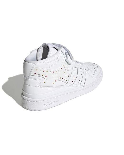 Adidas White (Wmns) Swarovski X Forum Mid