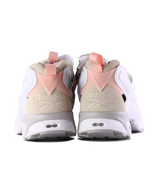 Reebok White Instapump Fury Og 'Cream Steel Coral' for men