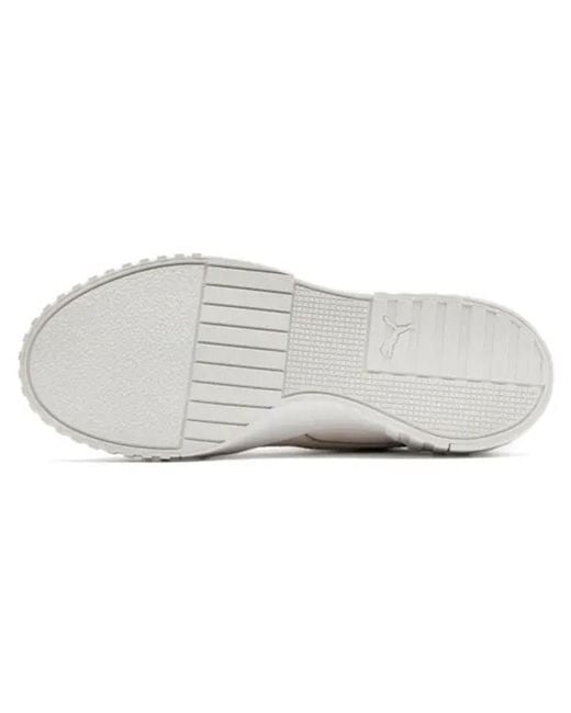 PUMA White (Wmns) Cali Emboss 'Cream Y'