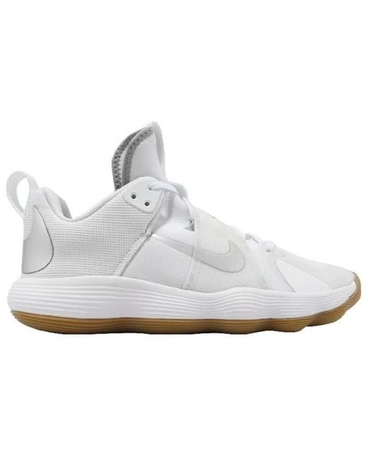 Nike White React Hyperset Se Metallic' for men