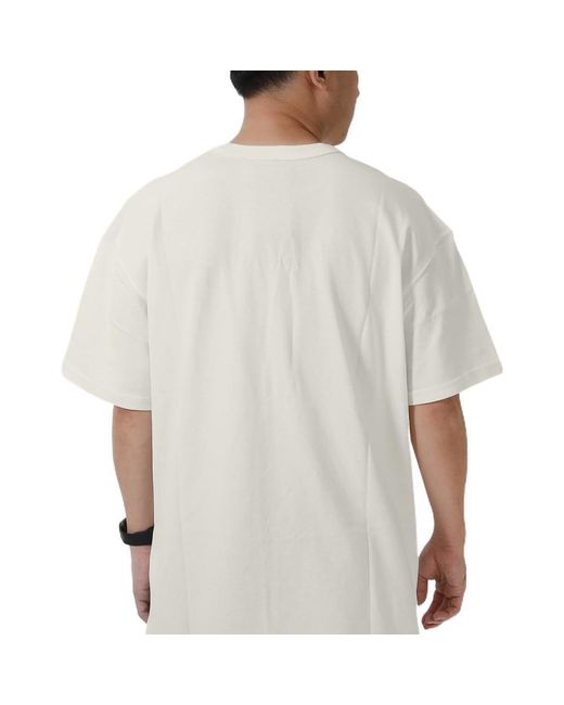 Nike White As Nsw Prem Ss Tee Athleisure Casual Sports Logo Printing Short Sleeve T-Shirt for men