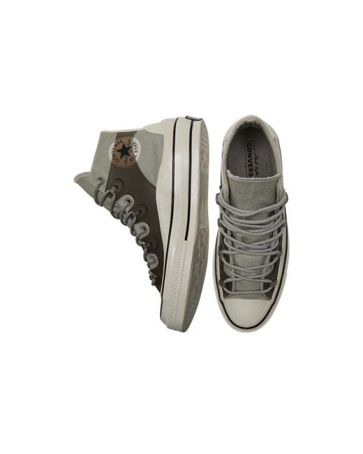 Converse Black Chuck 70 Utility High 'Slate Sage Light Bone' for men