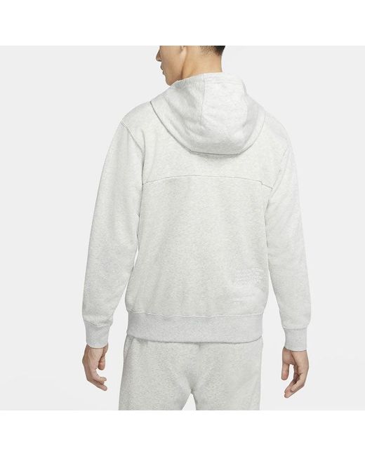 Nike Gray Embroidery Logo Zipper Sport Jacket for men