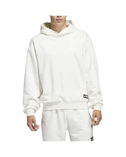 Adidas White Legends Hoodie 'Off' for men