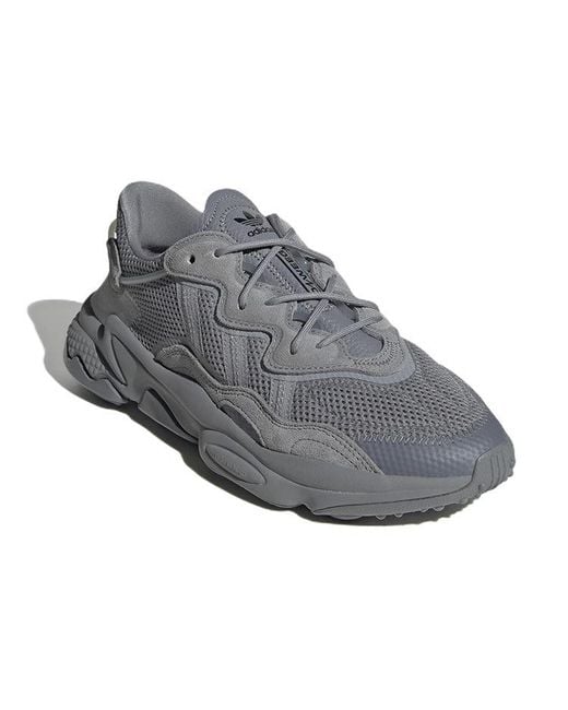 Adidas Gray Ozweego Shoes for men