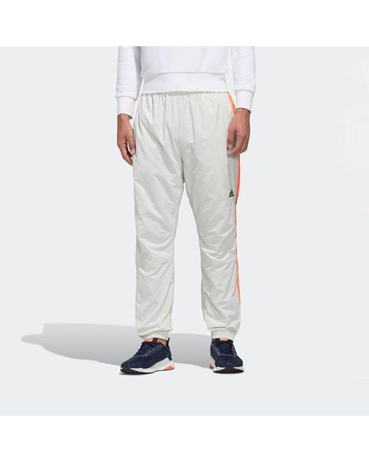 Adidas Gray M Mh Cb Pnt Stripe Loose Sports Pants for men