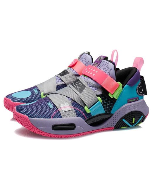 Li-ning Blue Wade All City 9 V2 'Tillandsia Ocean' for men