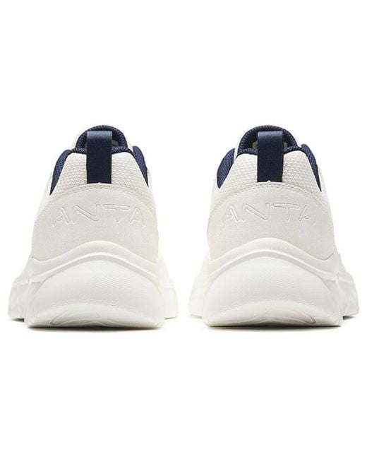 Anta White Running Series Sneakers' for men