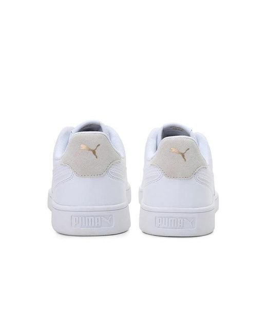 PUMA White Shuffle Sneakers for men