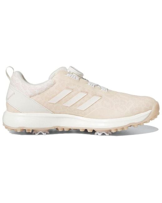 Adidas White (Wmns) S2G Boa Spiked Golf Shoes 'Chalk Wonder Quartz'