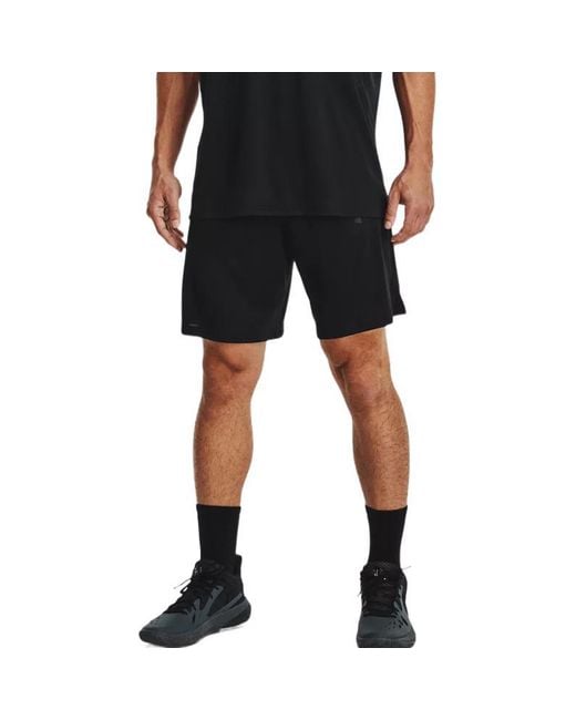 Under Armour Black Baseline 10 Inch Shorts for men