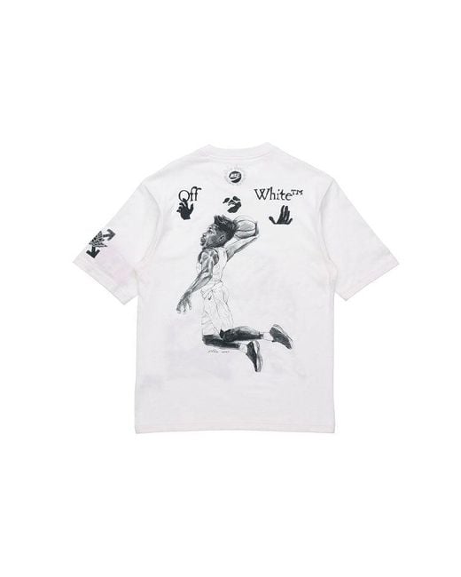 Nike White X Off- Mj T-Shirt Asia Sizing for men
